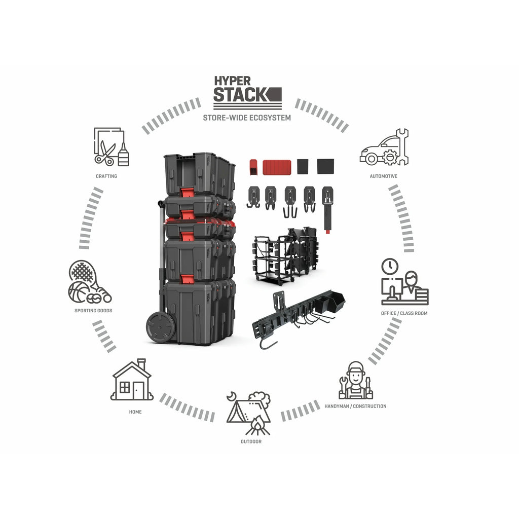 Stack 3 Drawer Tool Storage Box - Image 6