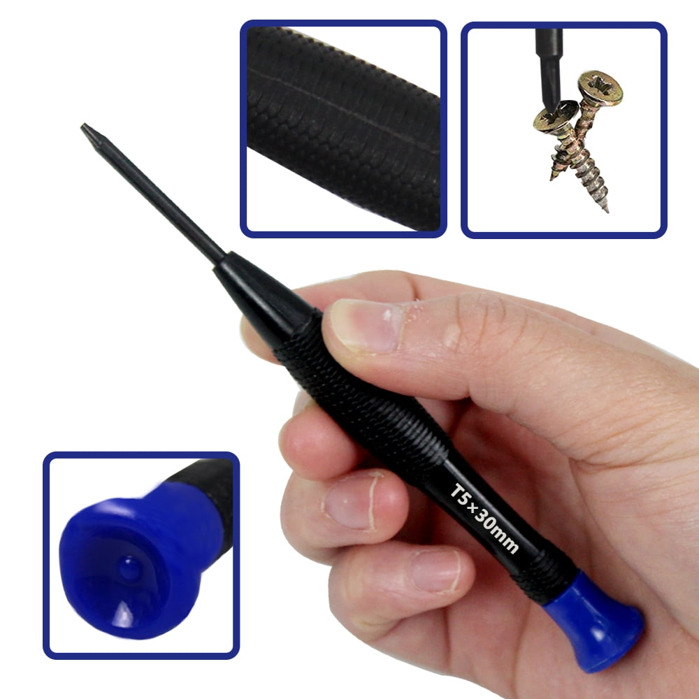 18Pcs Screwdriver Set, 16 Different Magnetic Precision Screwdrivers and 2 Anti-static Tweezers, Suitable for Repairing Phone, Watch, Glasses - Image 3
