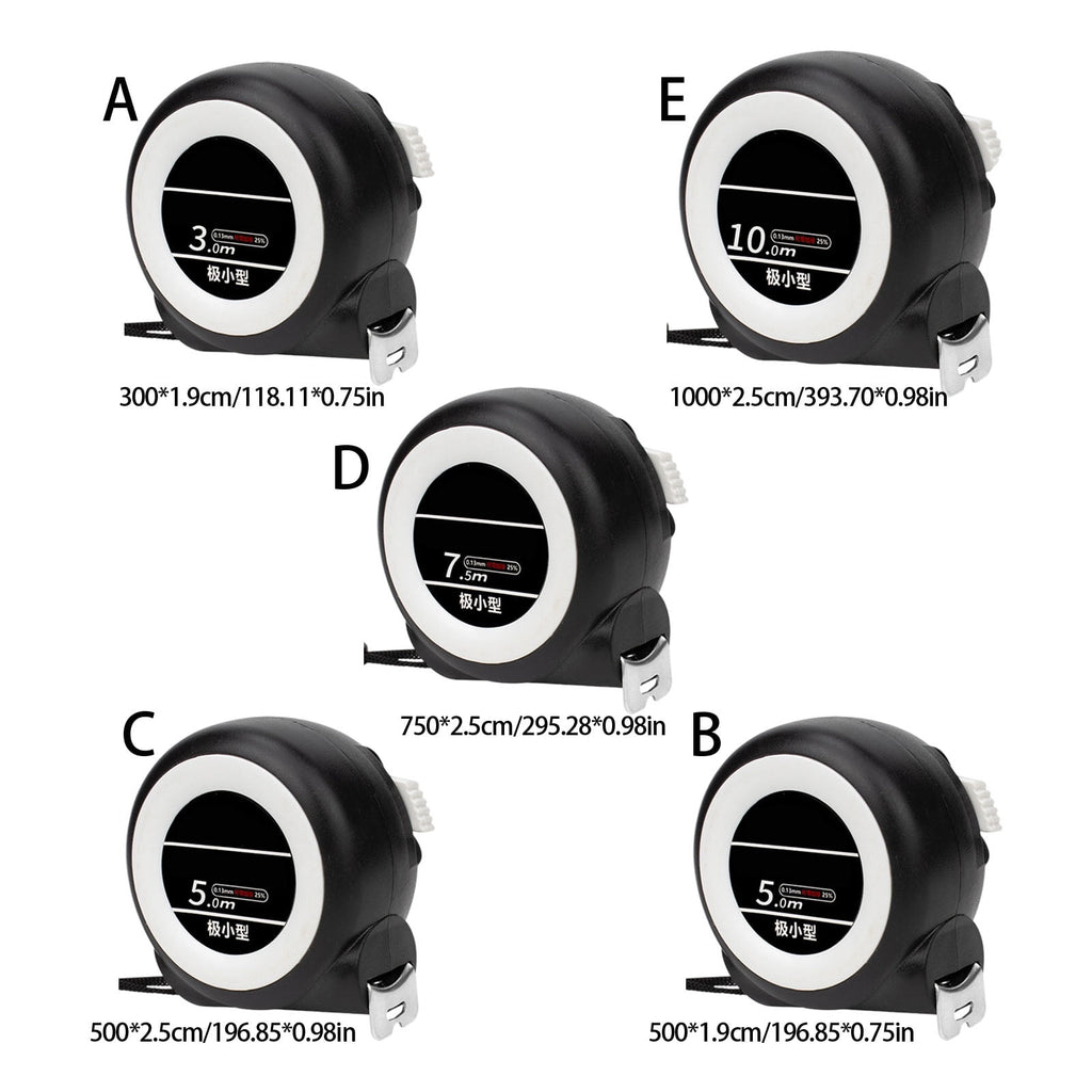 Professional Tape Measure Metric Ruler Easy to Read Measurement Tape for Industry Portable Auto Locking Measuring Tape - Image 3