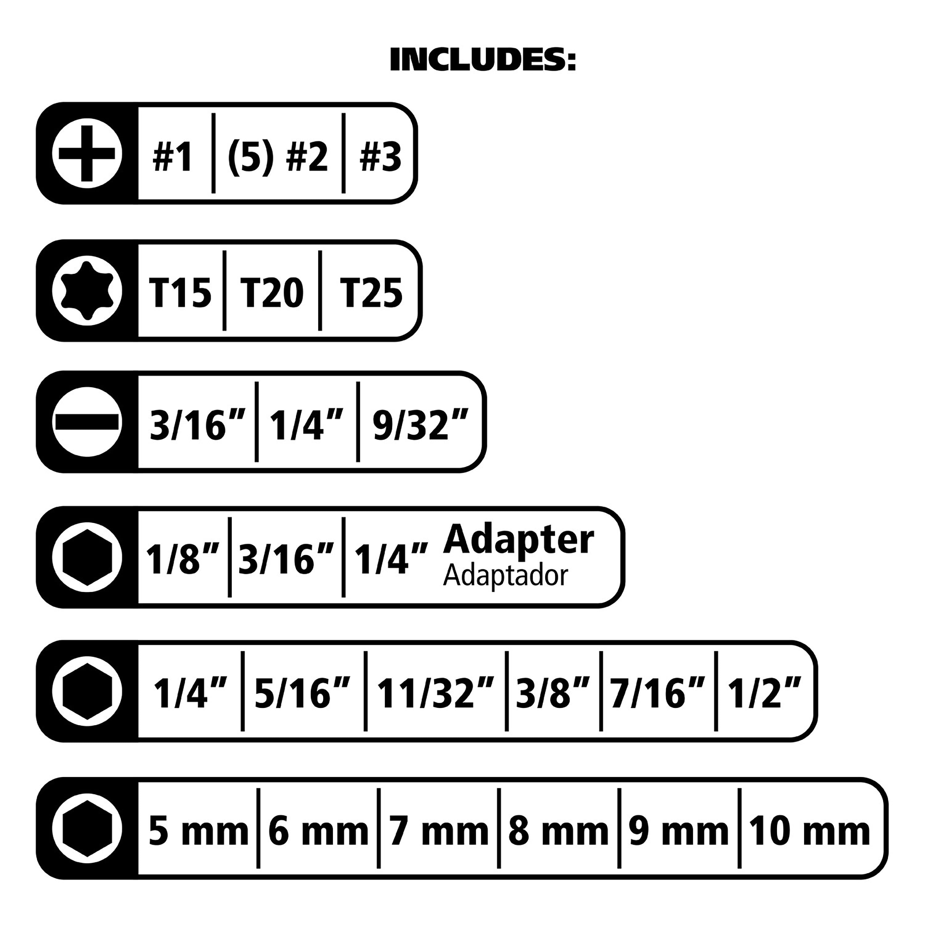 Ratcheting Screwdriver Set, 34 Pieces - Image 6