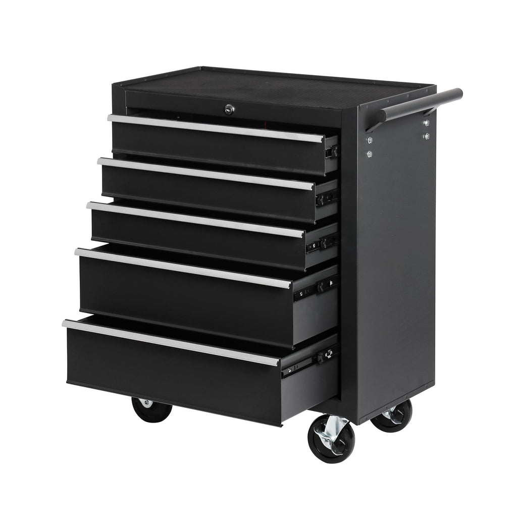 5-Drawer Chest Storage Cabinet with Wheels Organizer Box