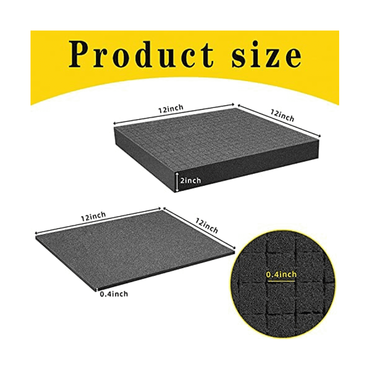2 Pieces 300x300x50mm/2 Pieces 300x300x10mm, Tool Box Camera Case , Case Insert,Tool - Image 5
