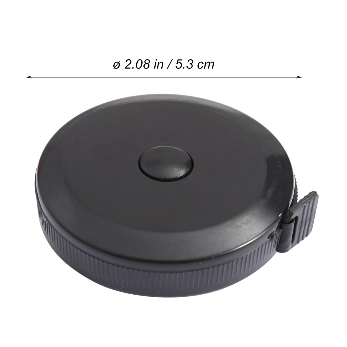 Flexible Clothes Measuring Tape Black PVC for General Users 1Pack - Image 2