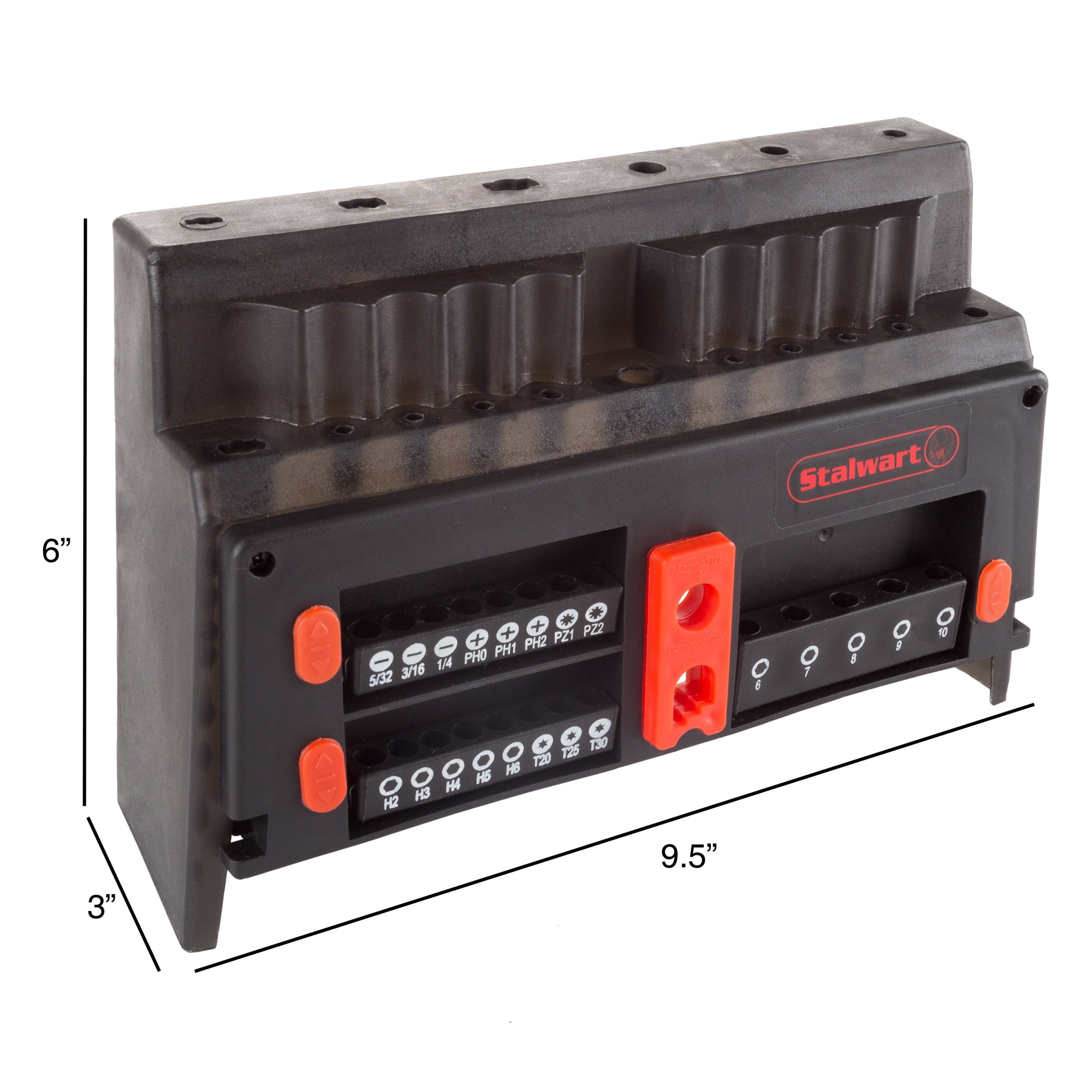 39-Piece Magnetic Screwdriver Set Tool Kit with Storage Rack - Image 2