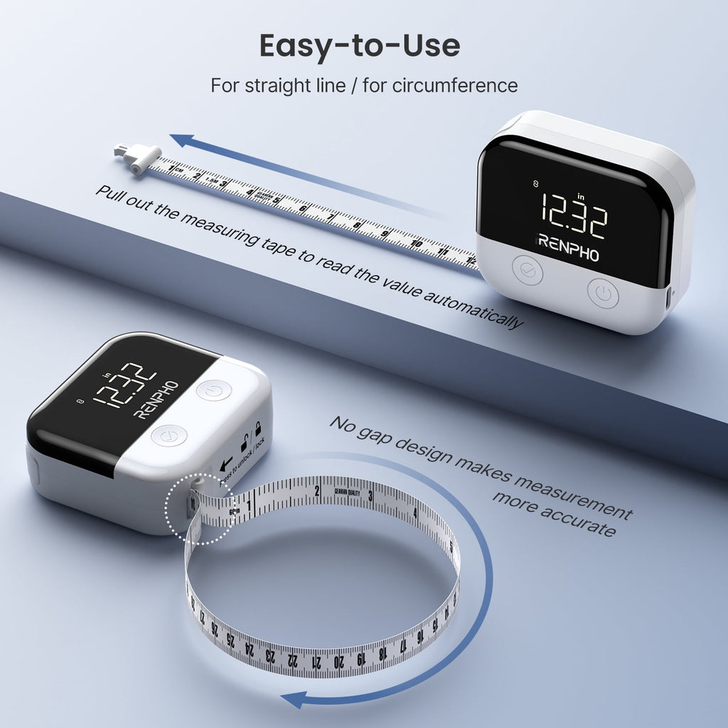 Smart Tape Measure for Weight Loss, Bluetooth Fitness Equipment with App, Retractable - Image 6