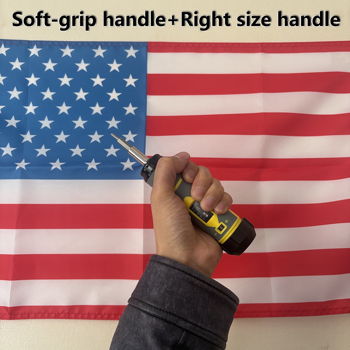 Torque Screwdriver Set 10-70 in-lb Adjustable Torque Driver with 12 S2 Bits, Click-Type Inch Pound Torque Wrench for ... - Image 5