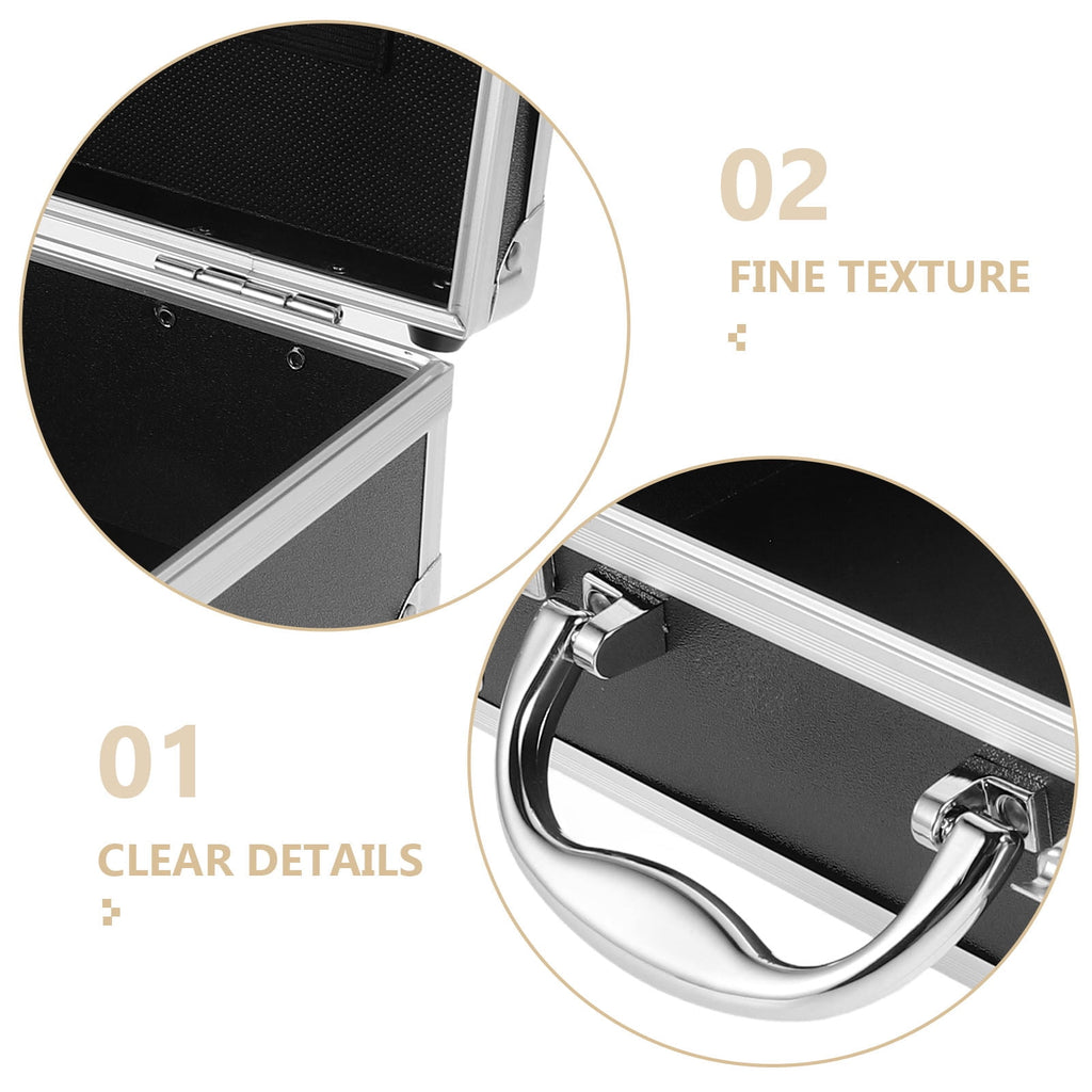 UPGRATOR Black Portable Tool Box 1Pack Rectangular Shape Abs Material For Daily Use - Image 6