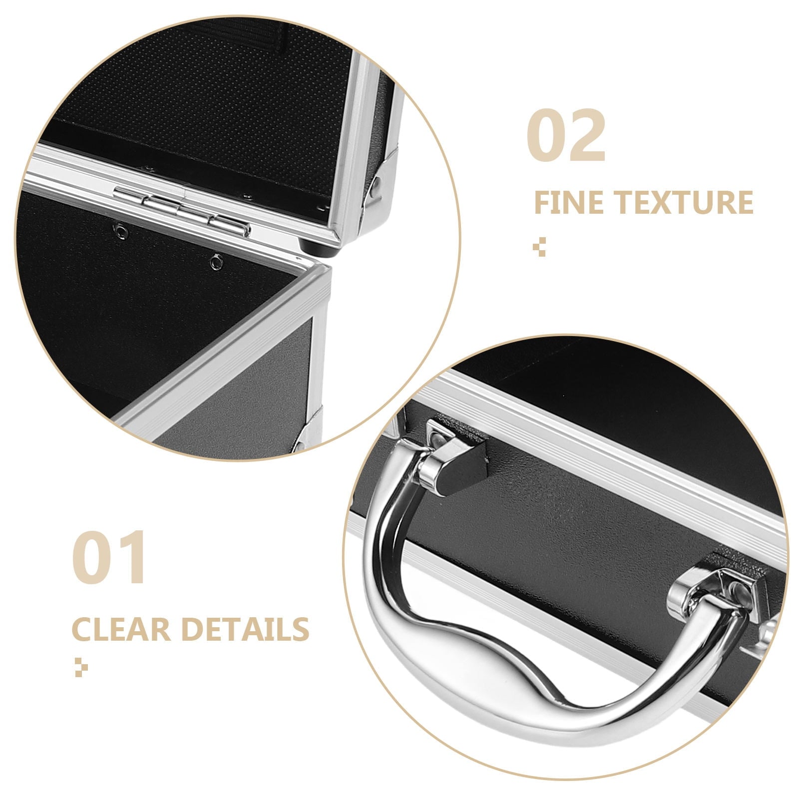 UPGRATOR Black Portable Tool Box 1Pack Rectangular Shape Abs Material For Daily Use - Image 6