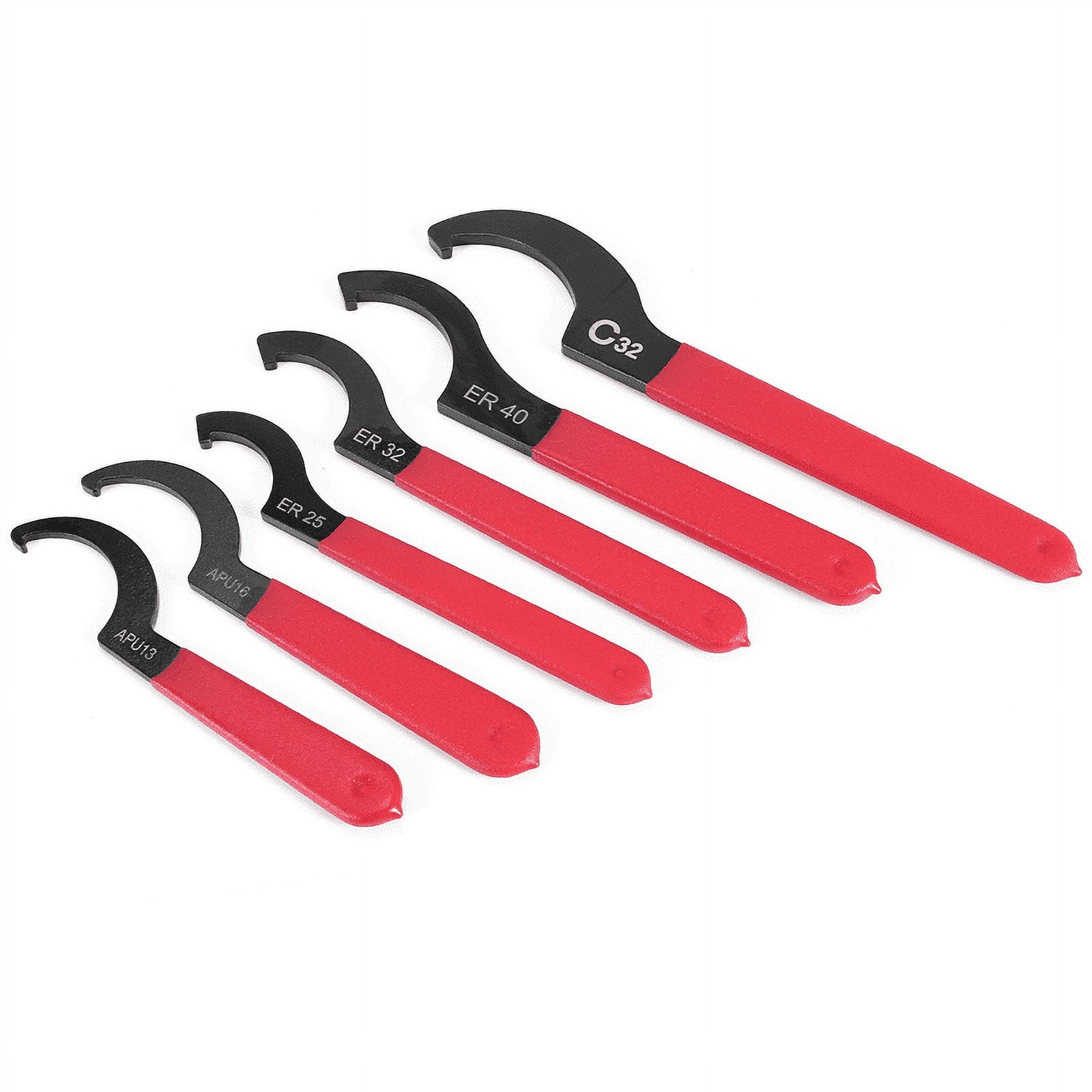 Adjustable Steel Construction Spanner Wrench Set 6 Piece - Image 4