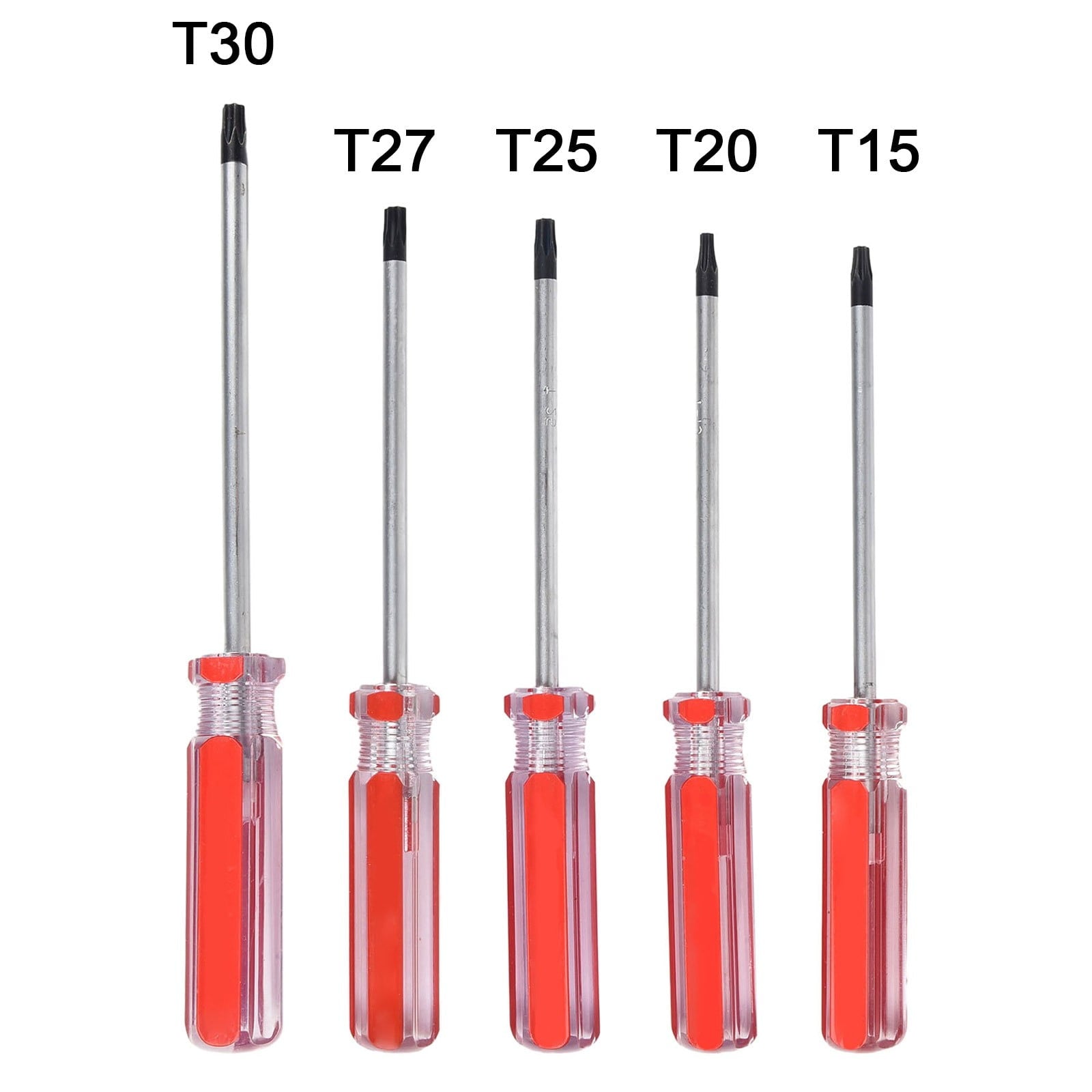 5Pcs Screwdriver Set Magnetic Tip Bit Driver 75mm Handle For Repairing Household Manual Tools