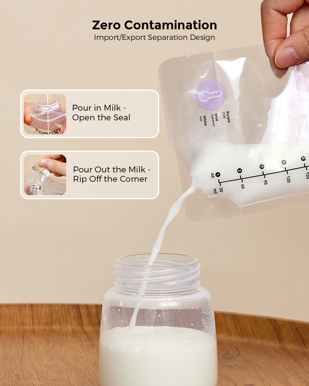 6-in-1 Fast Baby Bottle Warmer and 120 Count Breastmilk Storage Bags