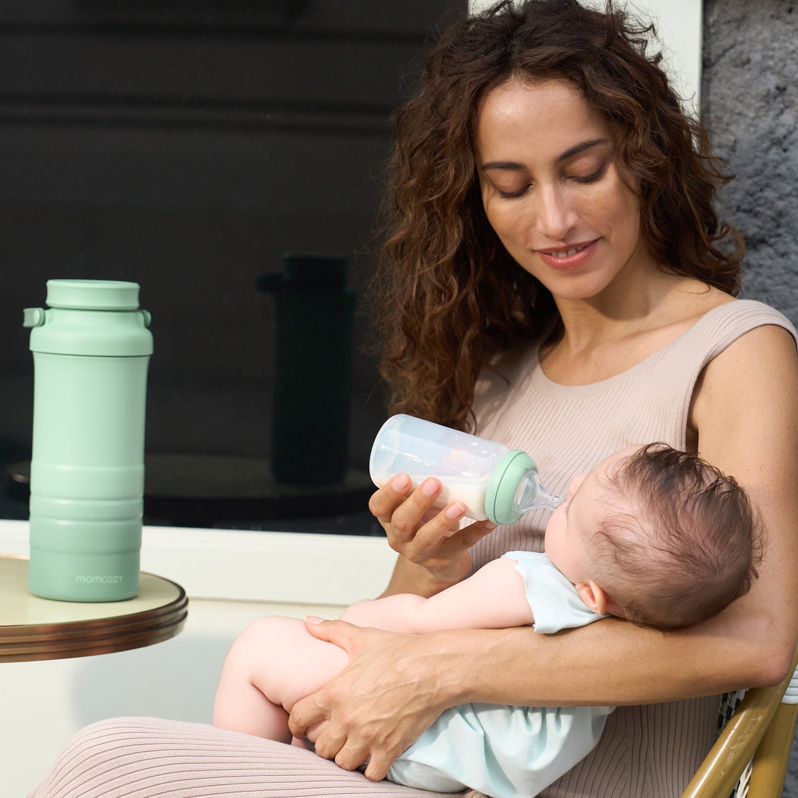 Outing Essentials Bundle: Baby Carrier and Portable Baby Bottle Cooler