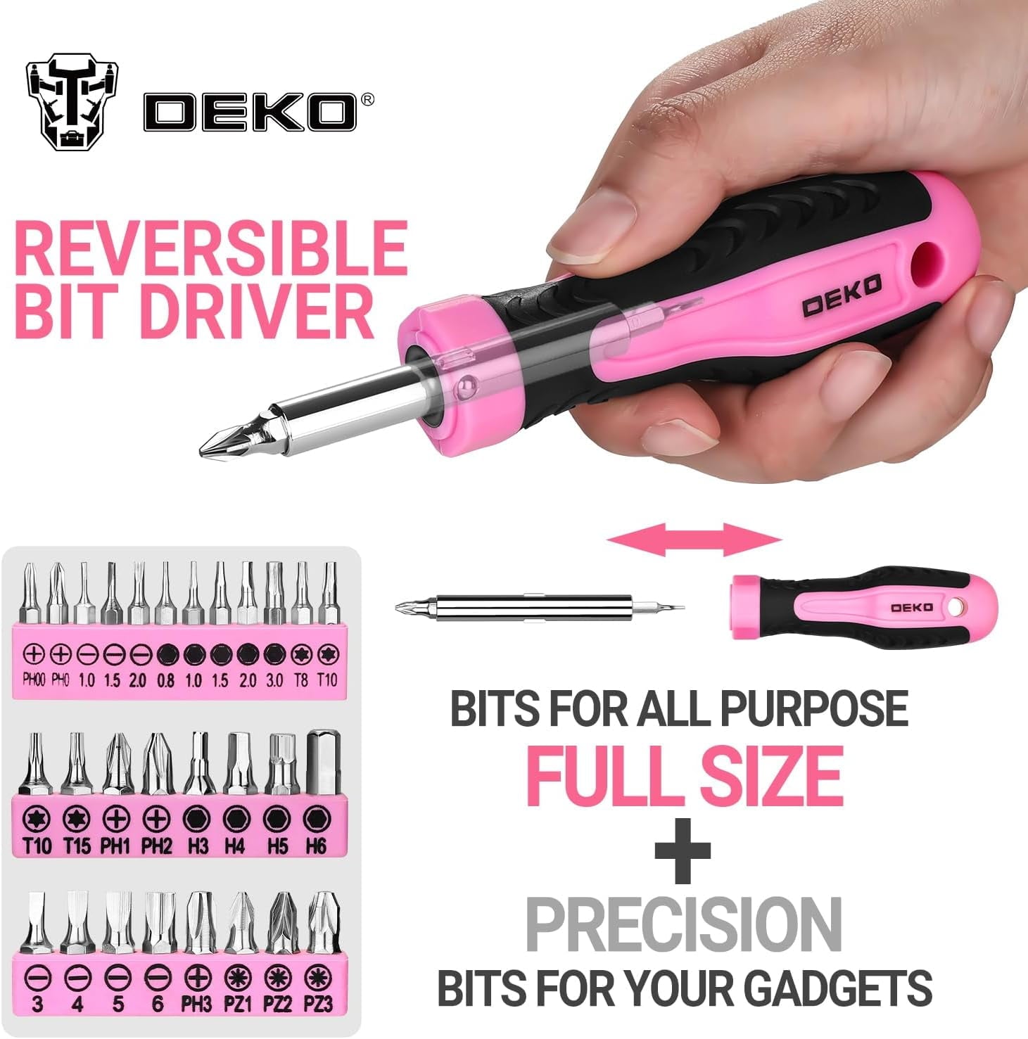 Set for Women: Pink Set for Home Repair, Womens Kit for All Purpose 42 Piece - Image 3