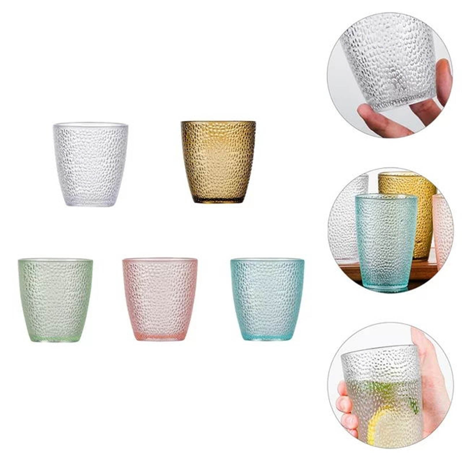 Transparent Acrylic Drinkware for Juice Water Home Restaurant Use Shatterproof Clear Tumblers