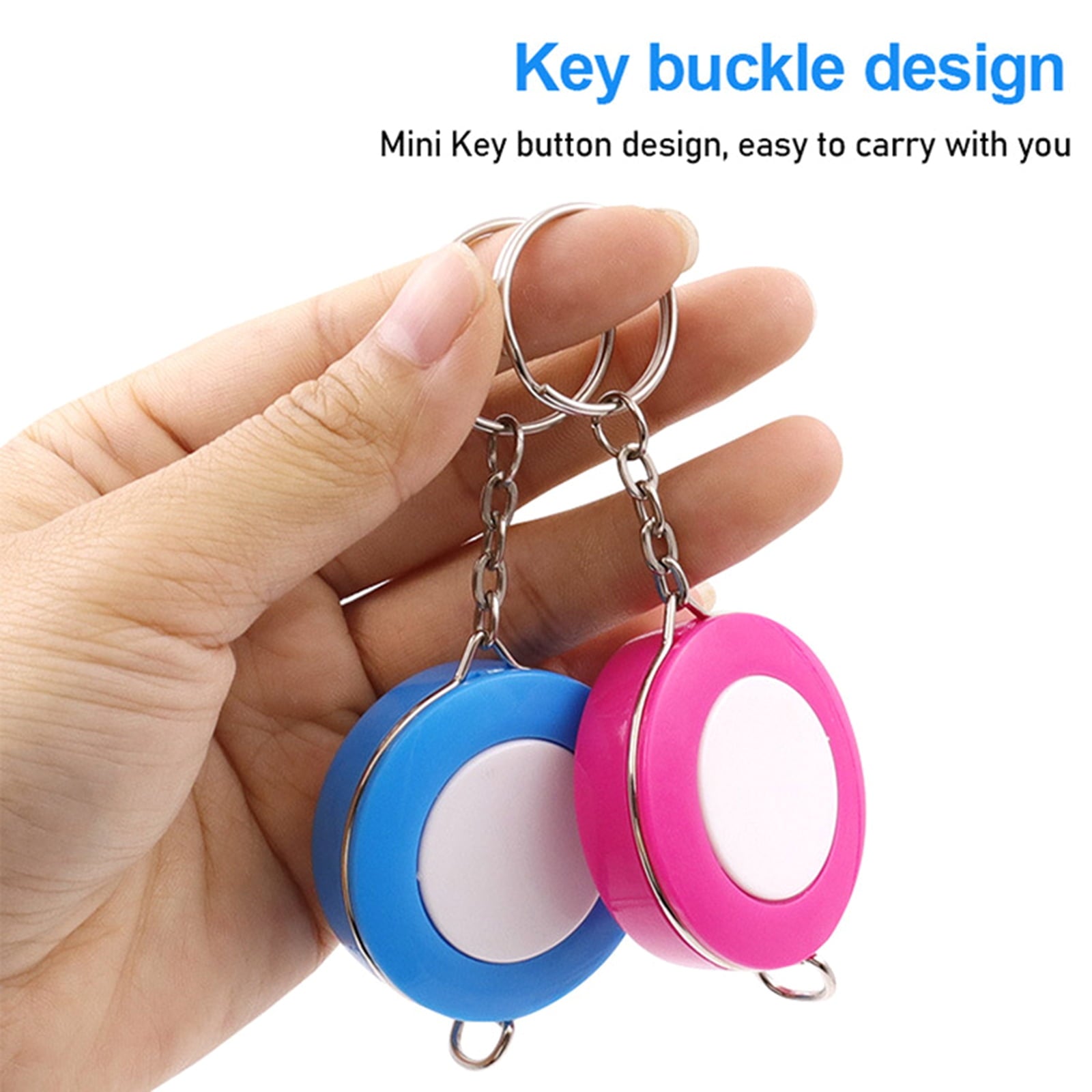 60 Inch Metric Inch Retractable Measuring Tape Soft Double Side Candy Shape 1.5M - Image 4