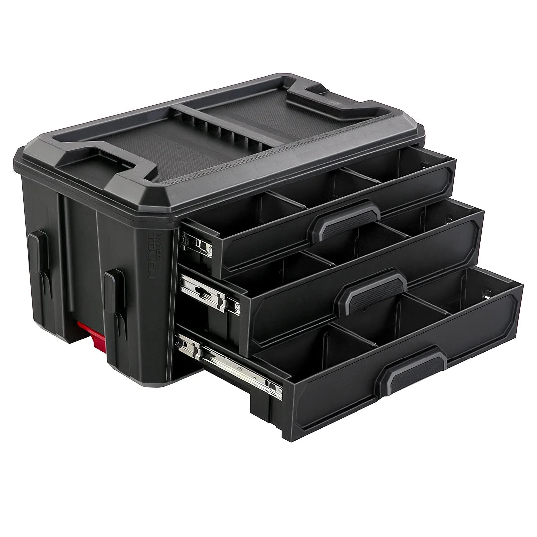 Stack 3 Drawer Tool Storage Box - Image 2