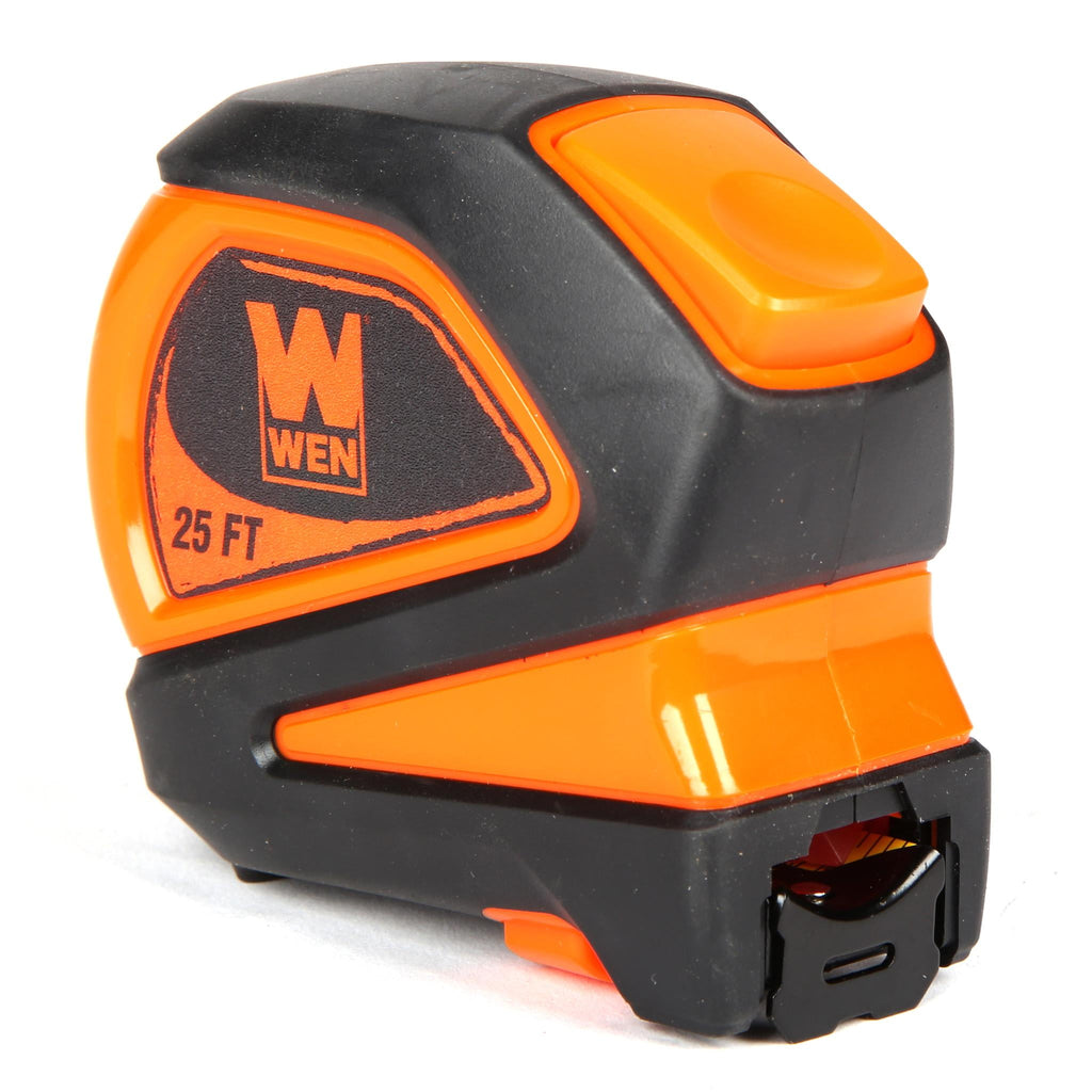 WEN 25-Foot Measuring Tape with Automatic Brake and Dual-Release Triggers - Image 6