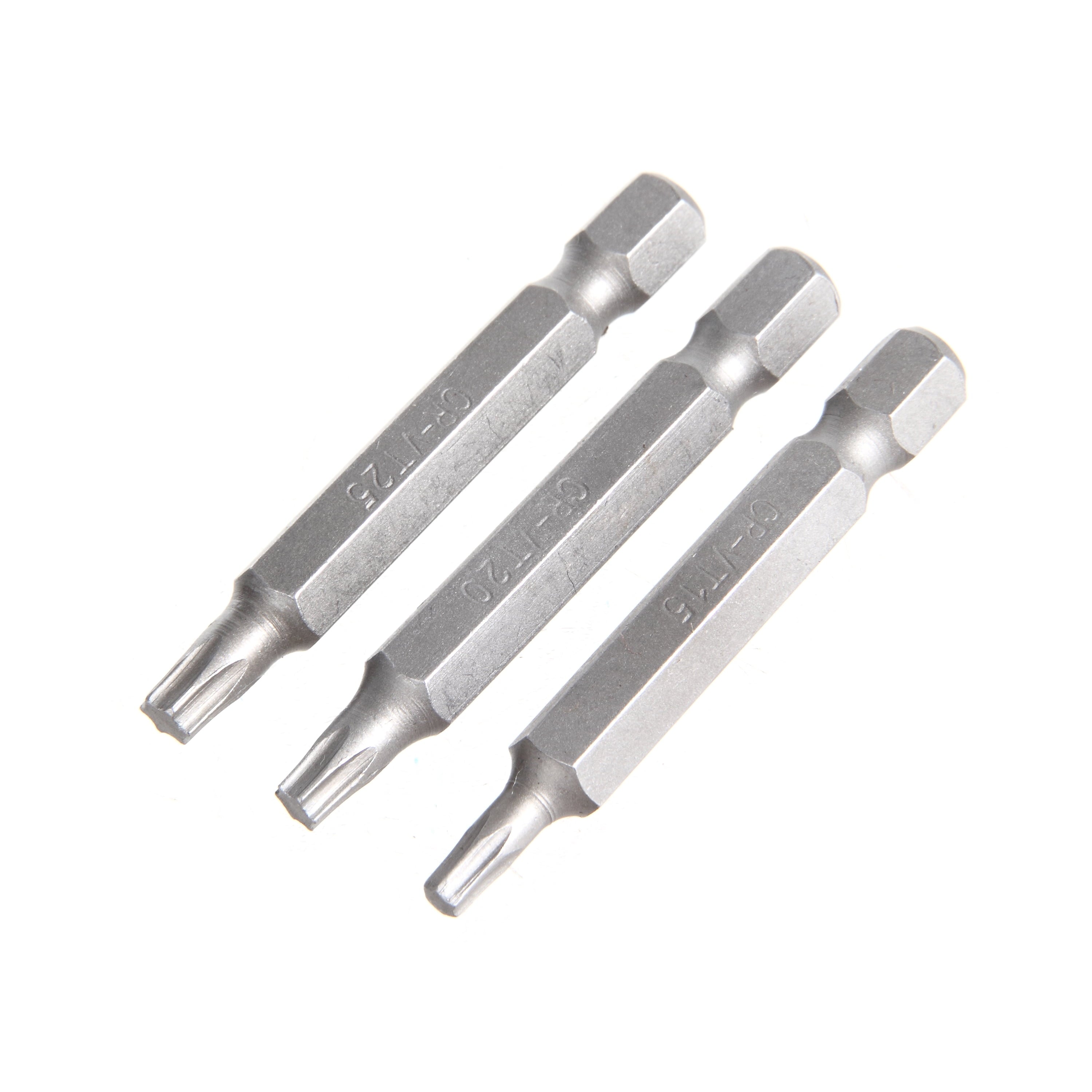 3 pack 2-Inch Star Drive Screwdriver Bits Set, Steel - Image 6