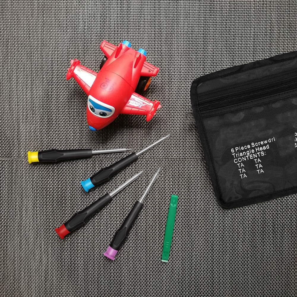 Triangle Head Screwdriver Set, 6 PCS Repair Insulation Set, Triangle Driver Set for Thomas McDonald's Toy, Suitable for Electronic Equipment - Image 4