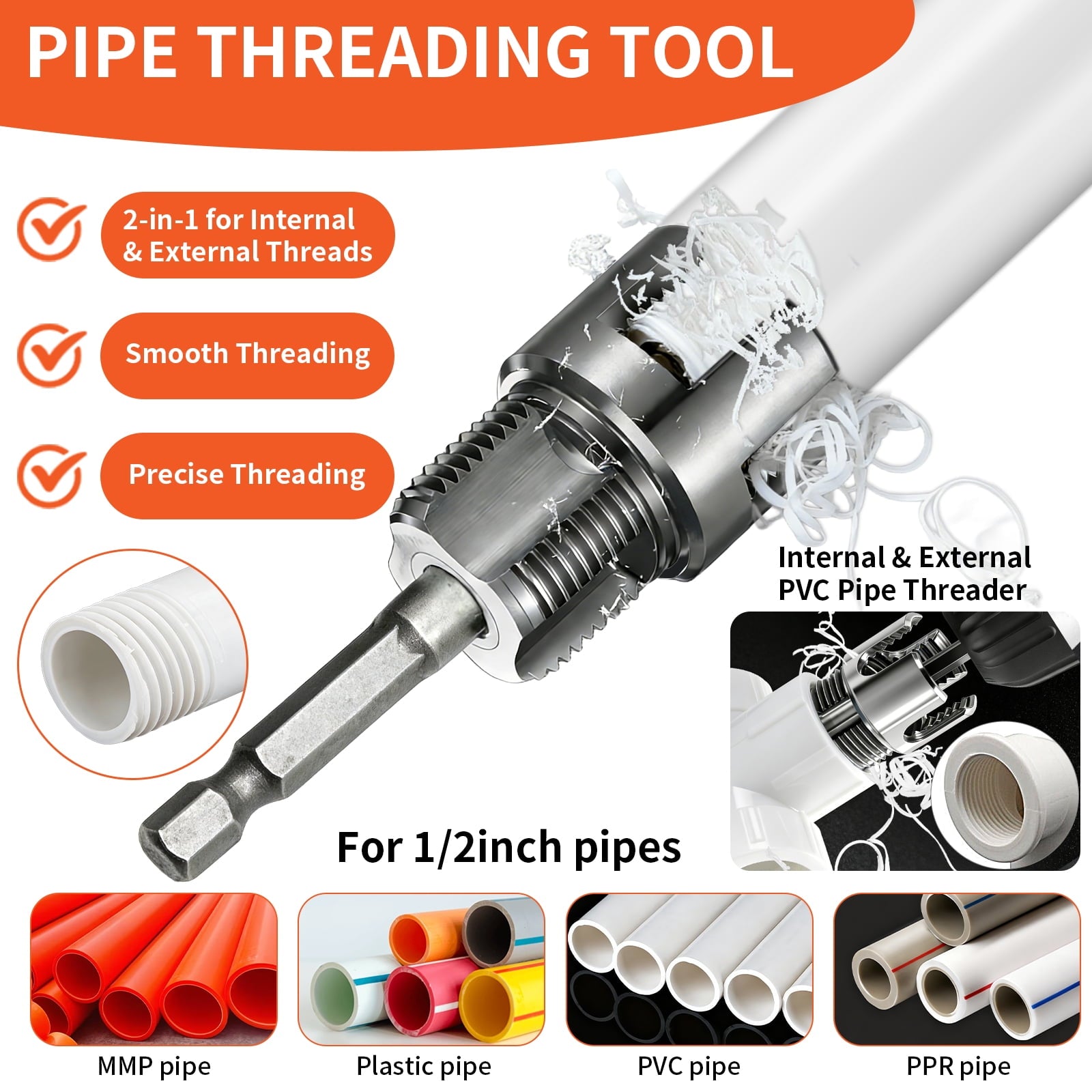 Faucet Removal Tool for Tight Spaces,Adjustable Plumbing Repair Tool and Faucet Set for , Bathroom and Kitchen - Image 3