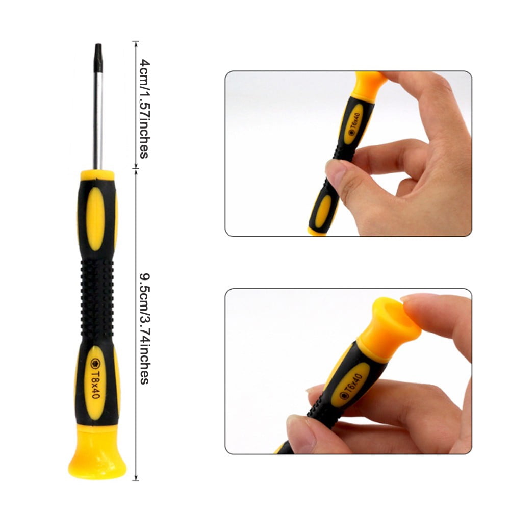 7Pcs Torx Screwdriver Set with T3 T4 T5 T6 T7 T8 T10 Security Magnetic Screwdrivers, Precision Repair Tool Kit for El... - Image 2