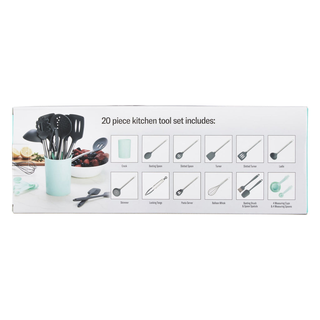 PRO 20 Piece Kitchen Tools &amp; Gadget with Crock Set