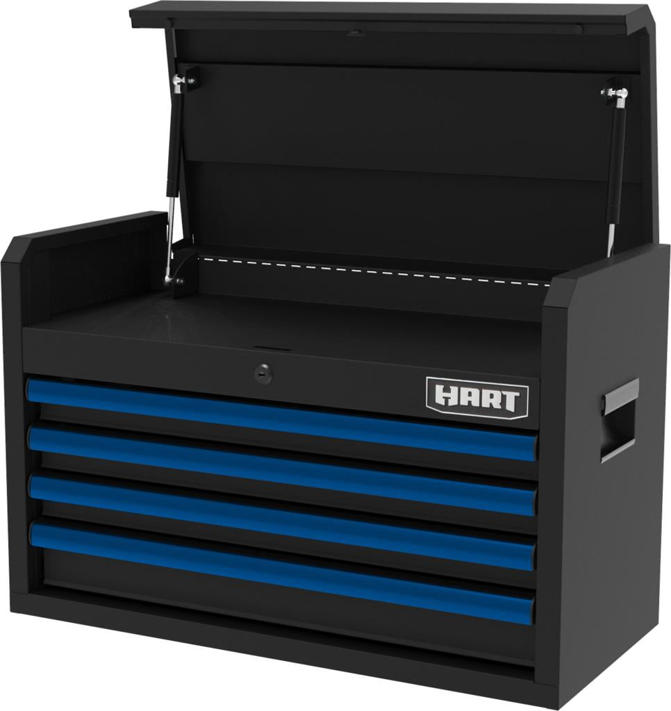 26-Inch 4-Drawer Heavy-Duty Steel Tool Chest, Locking Garage Storage Organizer - Image 2