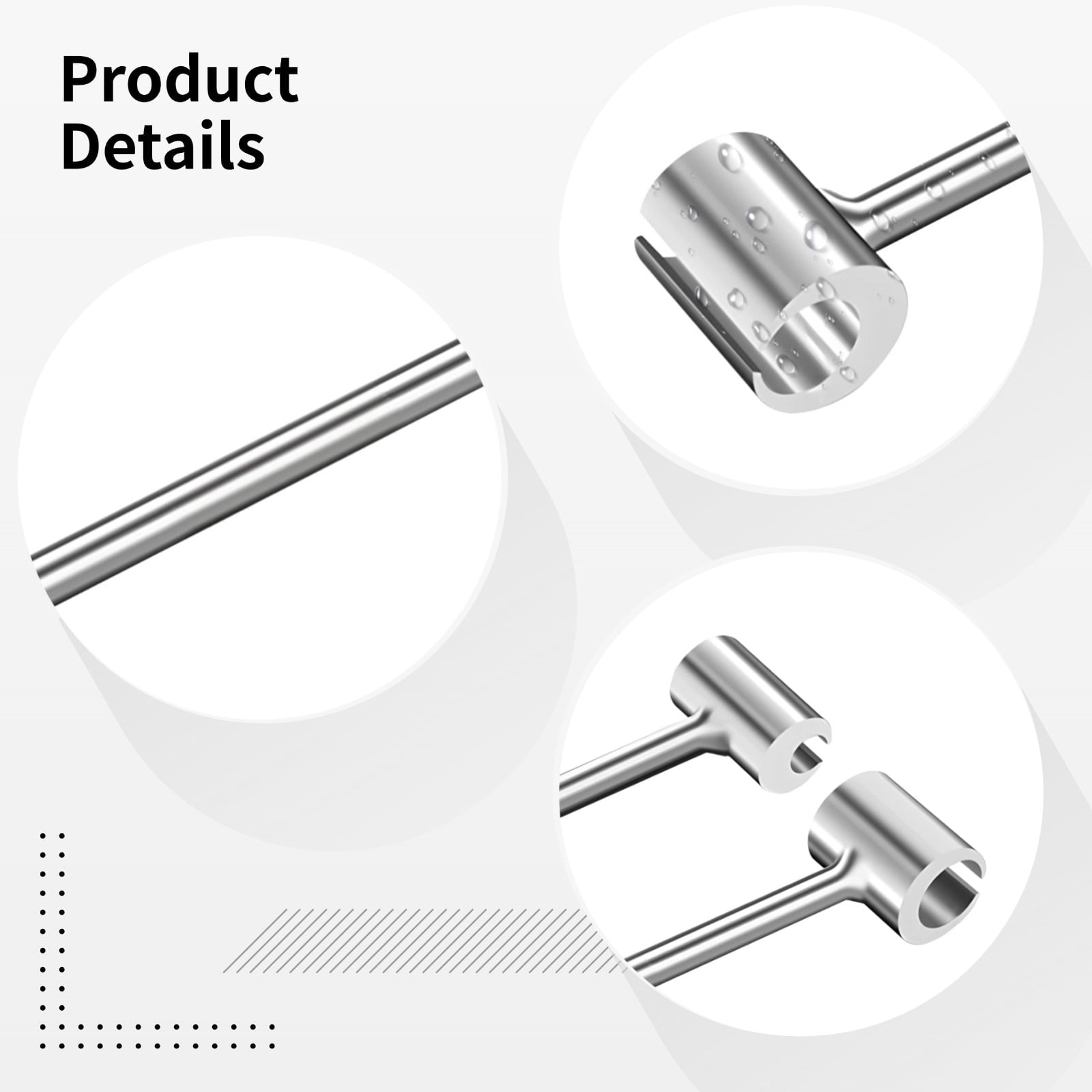 Stainless Steel Door Hinge Wrench Set 2 Pcs, Adjustable 14-25 mm Hinge Gap Adjustment Tool, Door Hinge Alignment Wren... - Image 3