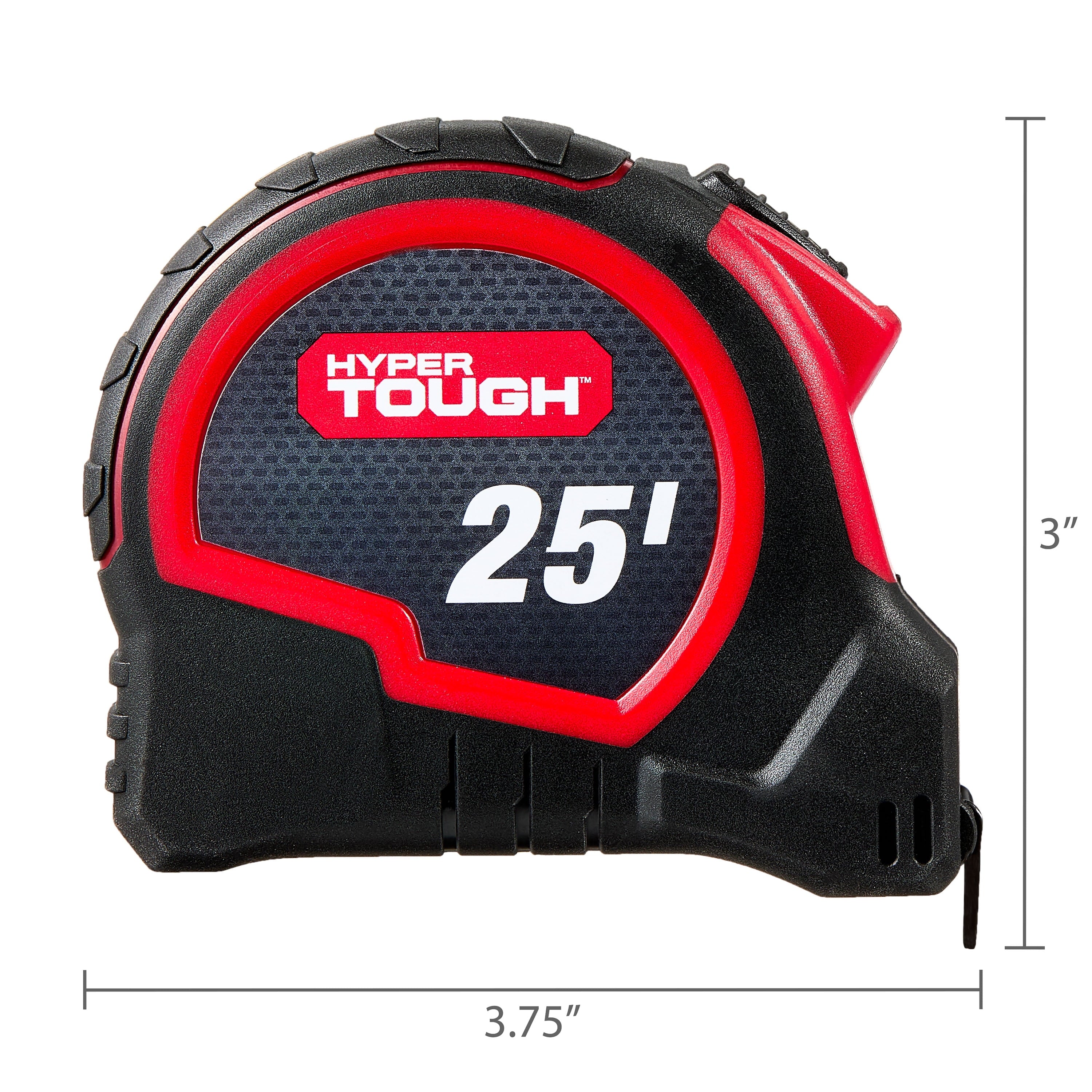 Hyper Tough 25ft. Self Lock Steel Tape Measure - Image 5