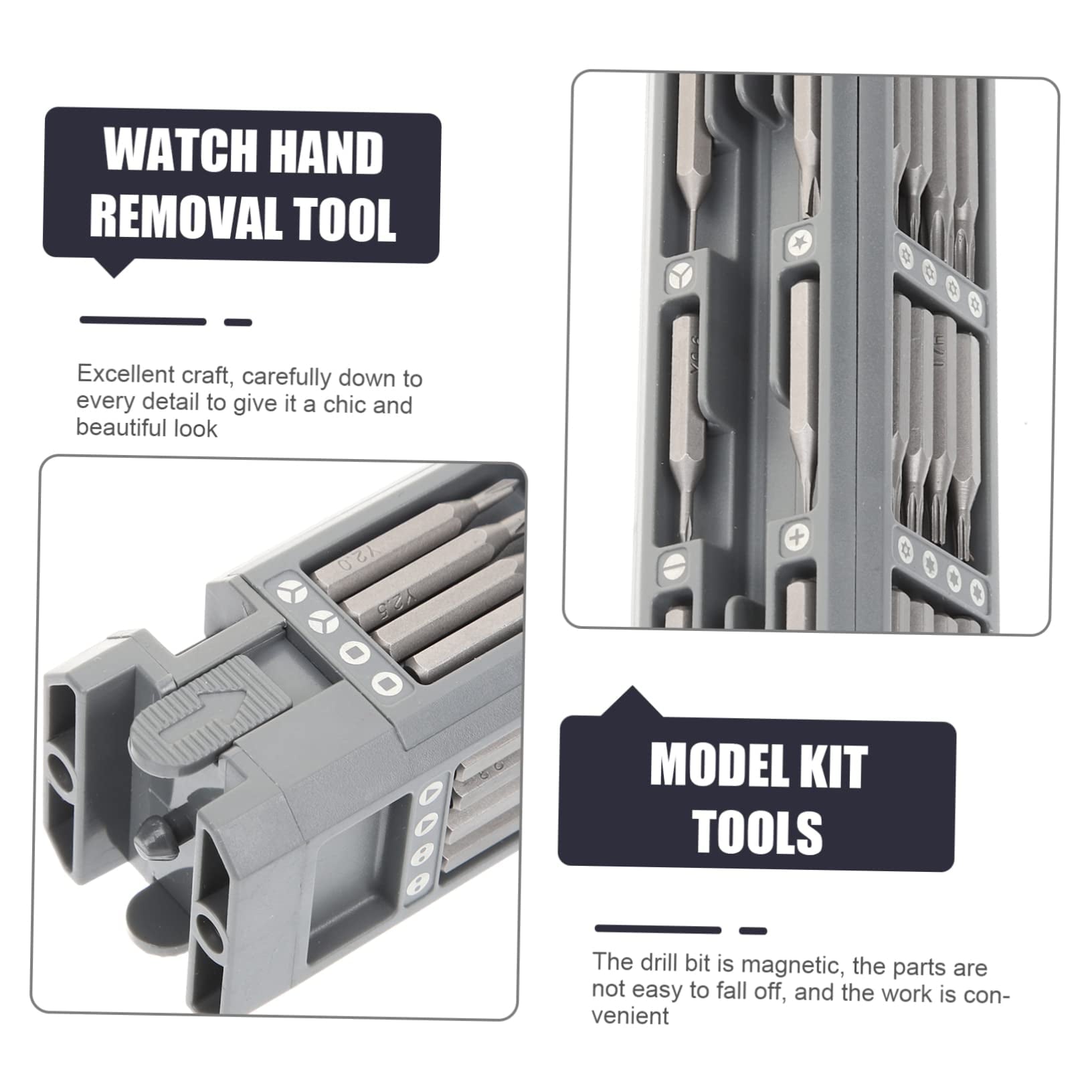 44-in-1 Magnetic Bits, Computer Screwdriver Set with Repair Tool Set for Gamepad, Phone, Camera, Laptop, Watch, Glass... - Image 3