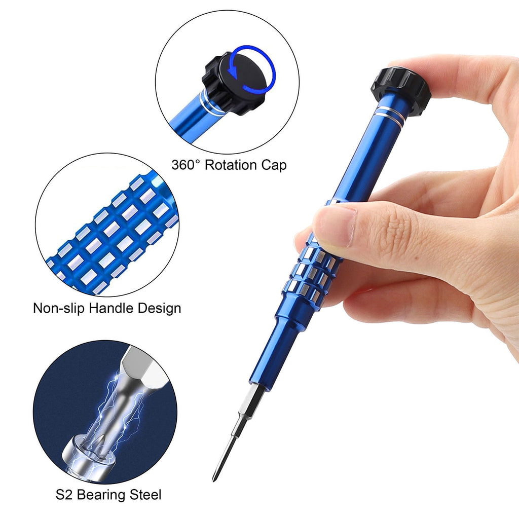 22 PCS Screwdriver Repair Set Fit for Xbox/Nintendo Switch/ with, Y1.5, T6H, T8H, T10H Torx, 3.8 4.5 Gamebit, Pry Twe... - Image 4
