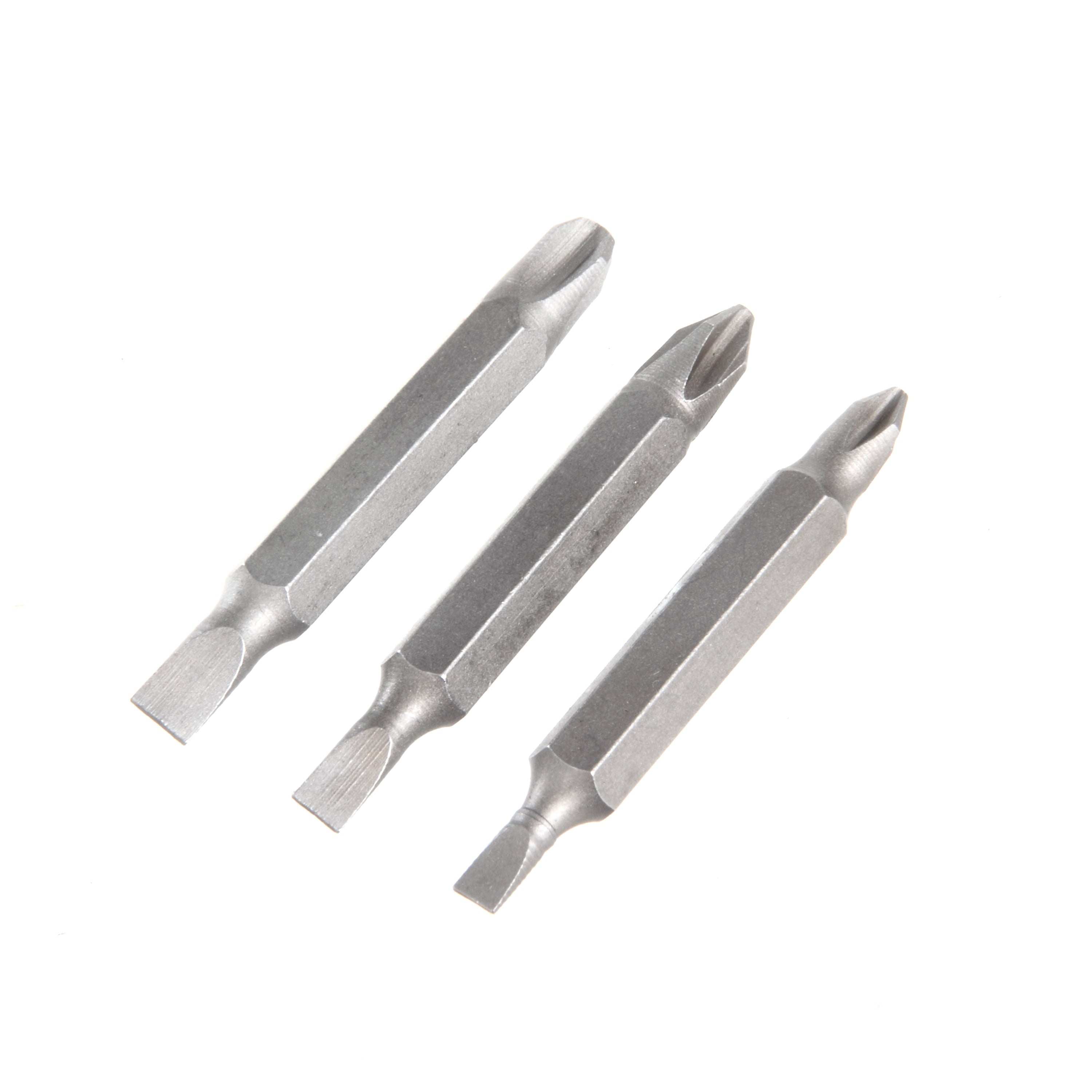 3-Pack 2 inch Double End Phillips Screwdriver Bits Set, Steel Material - Image 3