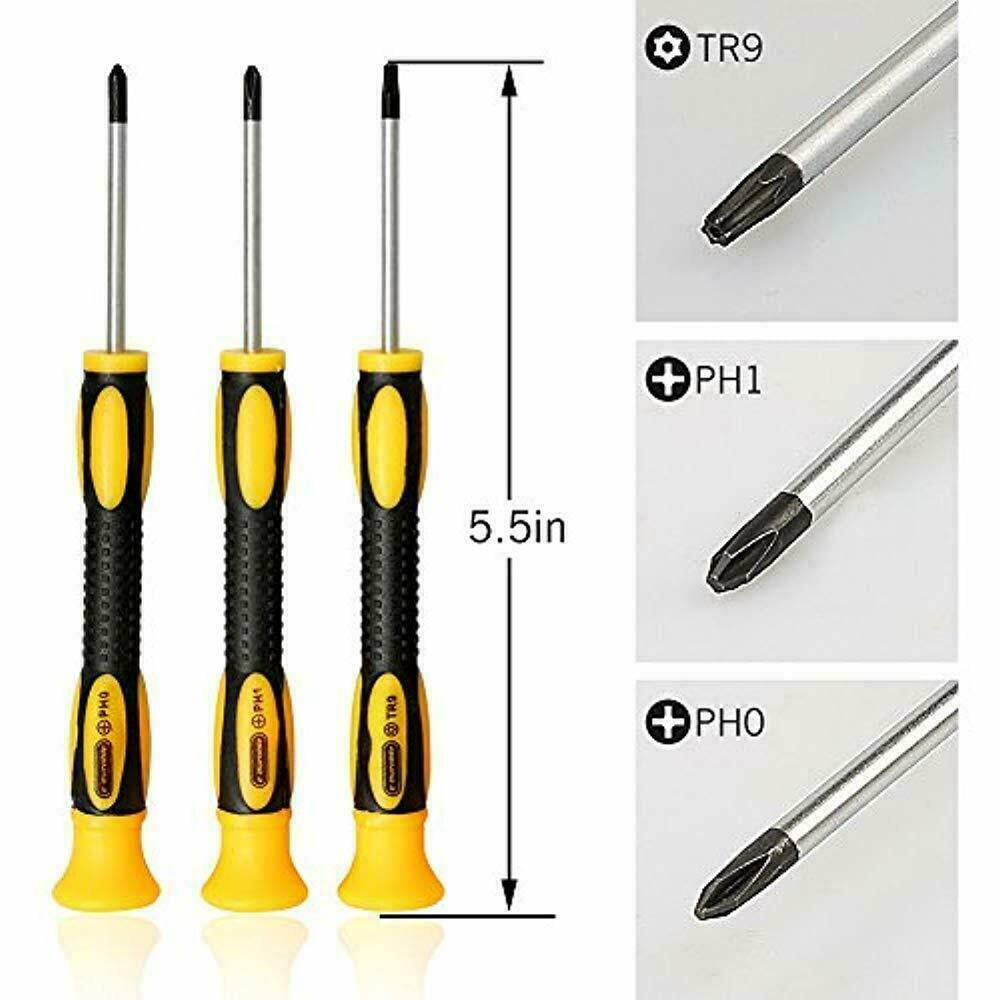 4/ Complete Screwdriver Set Repair Cleaning Upgrade Tool Kit for Security Torx Screwdriver T9H Phillips - Image 3
