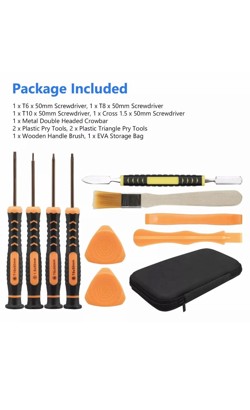 Tool Kit for Sony PlayStation 5, PlayStation 4 Pro & Nintendo Switch Repair Precision Screwdriver Set for Console Mai... - Image 2