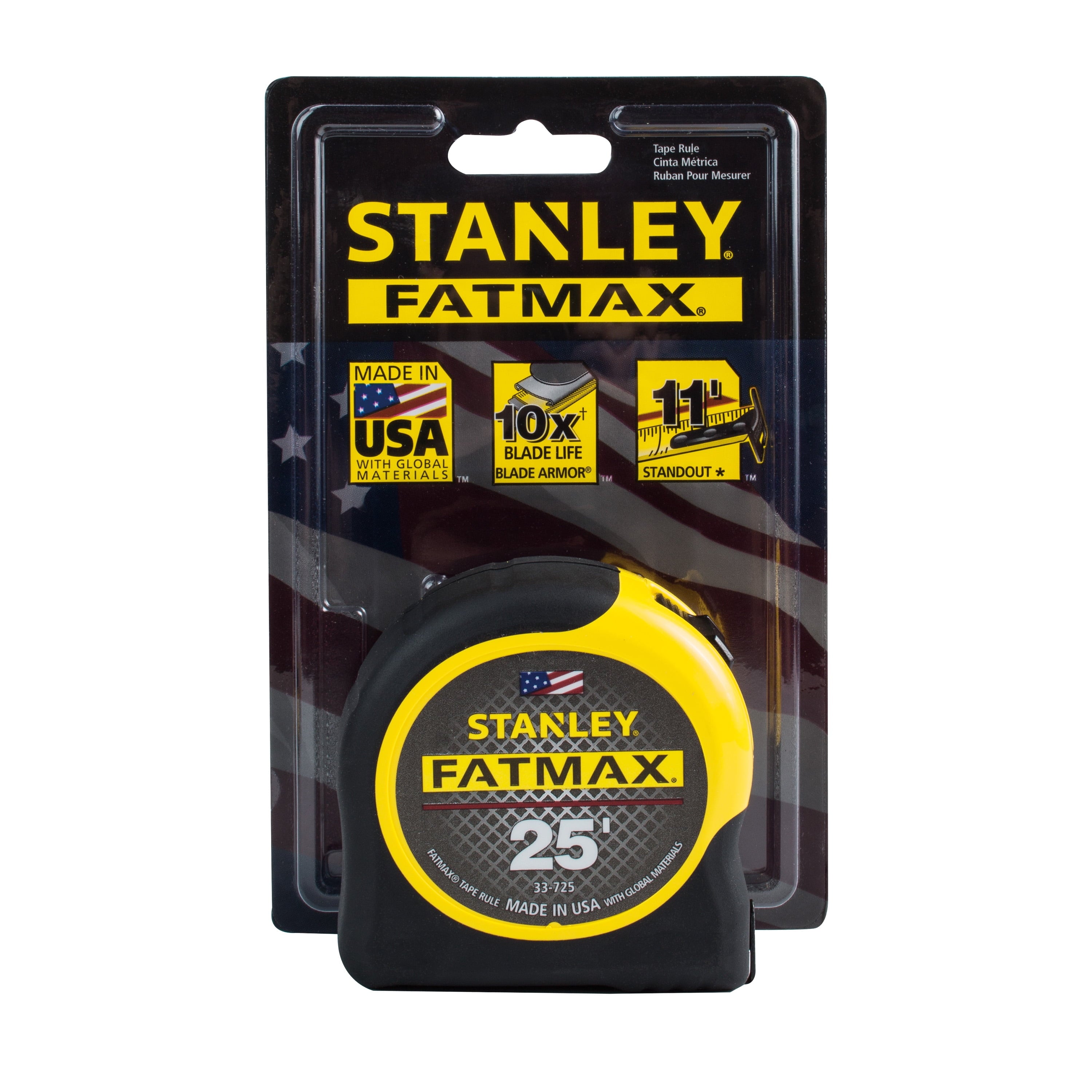 STANLEY FATMAX 33-725E 25' Tape Measure - Image 3
