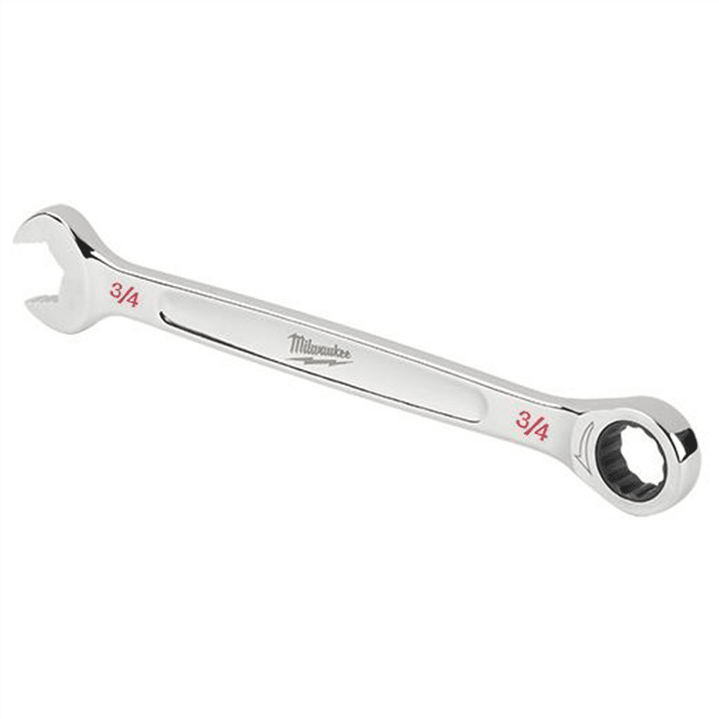 Milwaukee 48-22-9406 SAE Combination Ratcheting Wrench Mechanics Tool Set (7-Piece) - Image 6