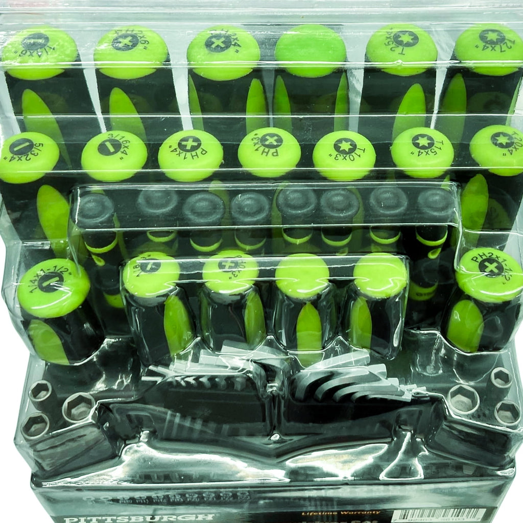 70-Piece Screwdriver Set with Comfort-Grip Handles, Magnetic Tips & Storage Rack Chrome Vanadium Tools for Home, DIY ... - Image 5