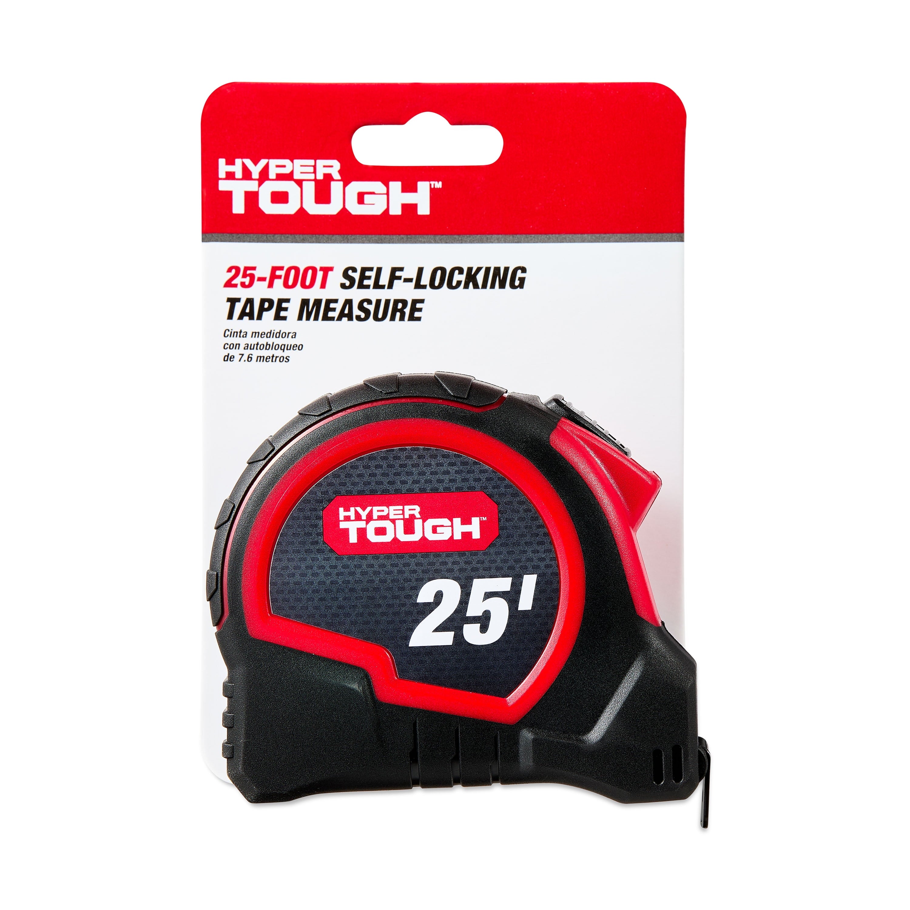 Hyper Tough 25ft. Self Lock Steel Tape Measure - Image 3