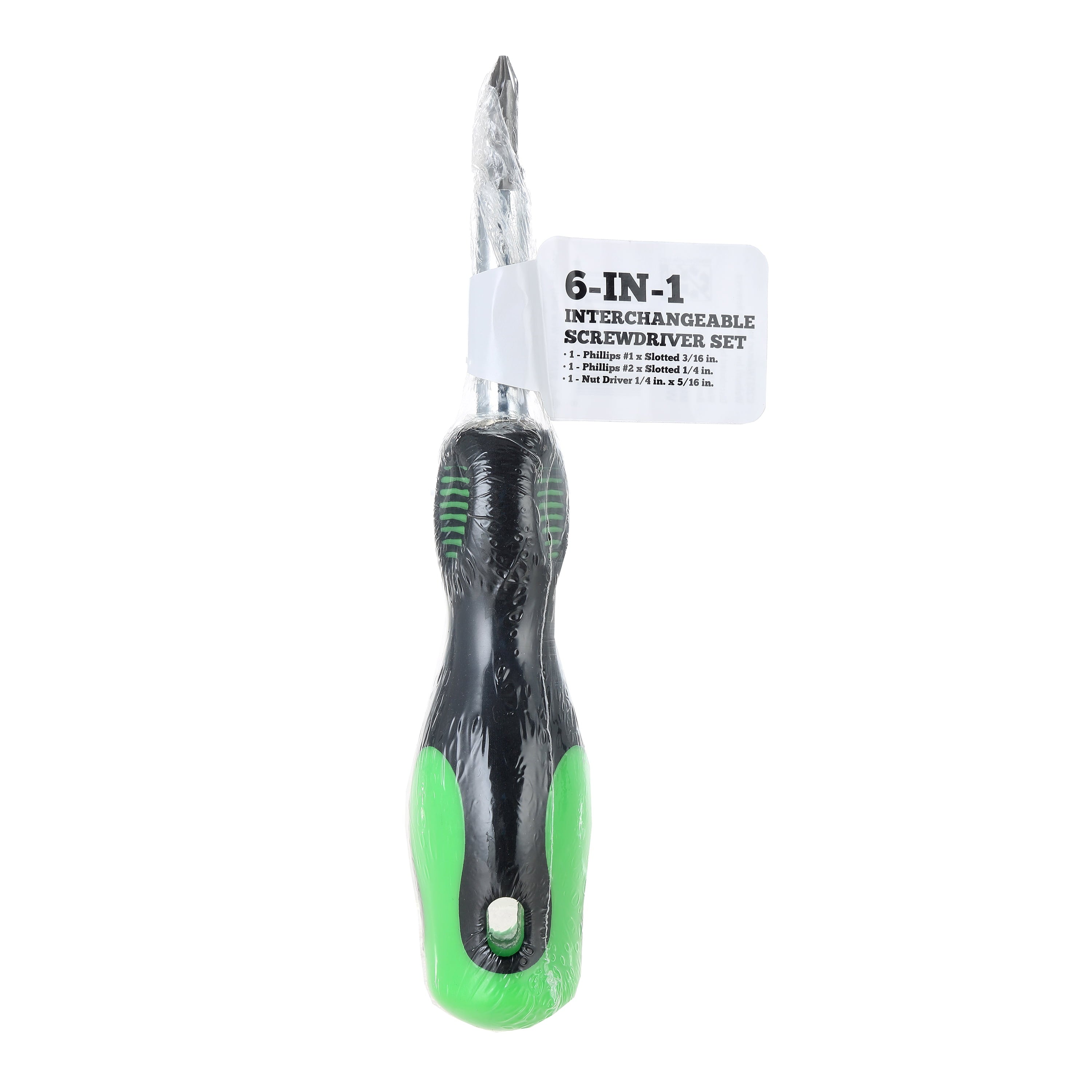 Non Branded 6 in 1 Screwdriver, Phillips, Slotted, and Nut Driver Set - Image 2