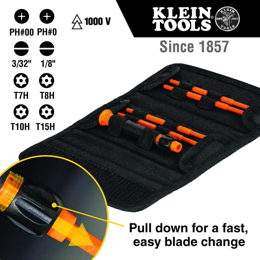 8-in-1 Insulated Precision Screwdriver Set with Case - Image 3