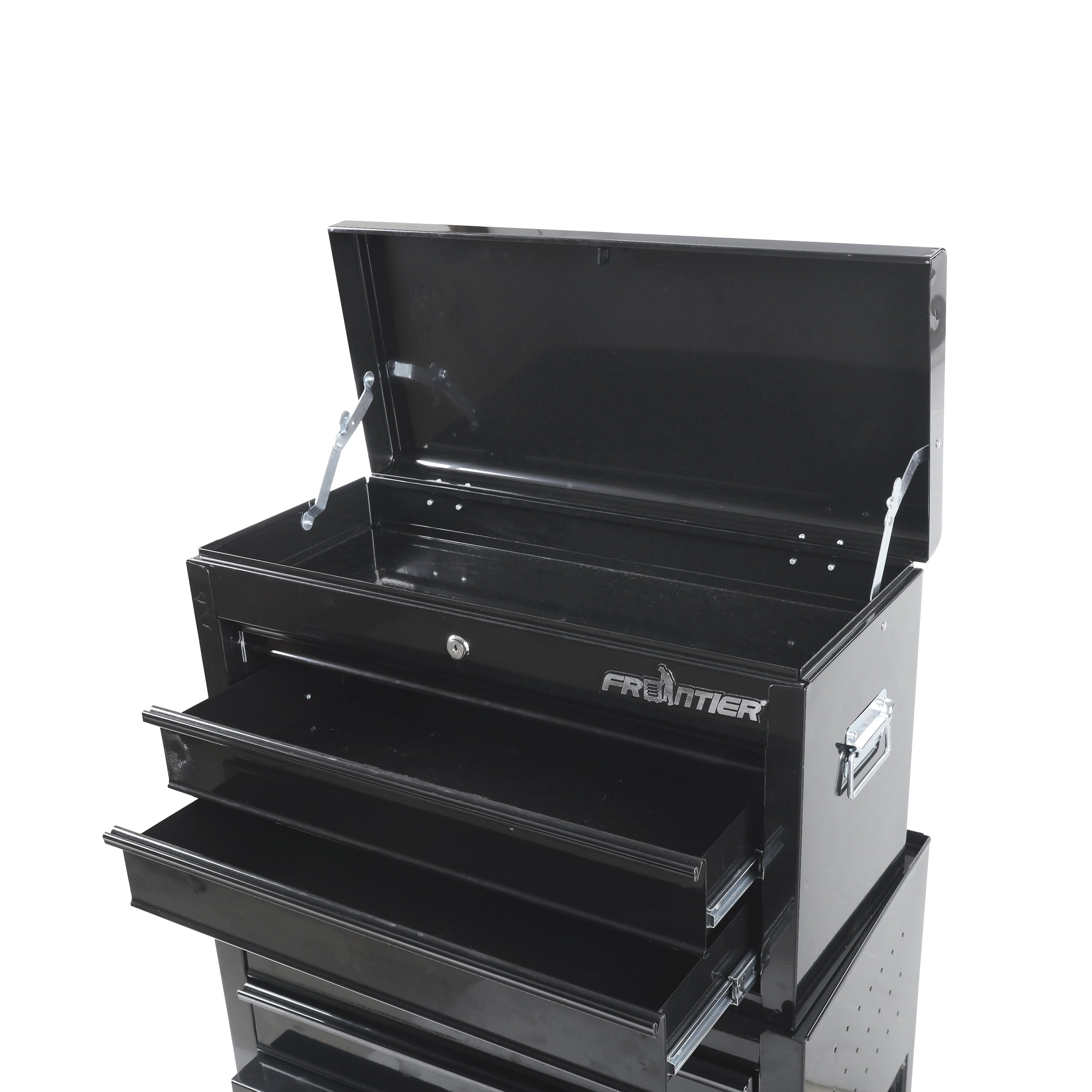 24-inch 5-Drawer Rolling Tool Chest and Cabinet Combo, Steel, Black - Image 2