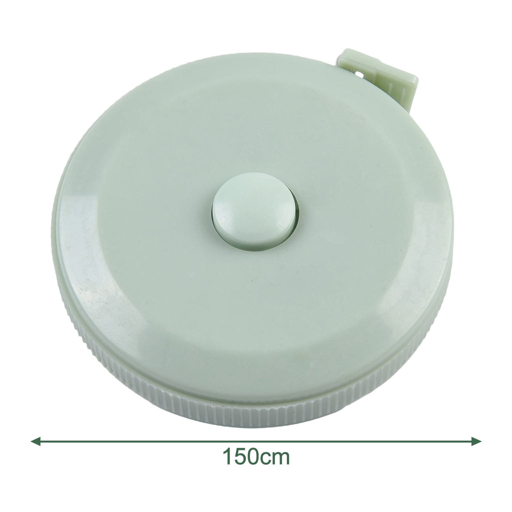 1pc Retractable Body Measuring Tape 1.5M Measure Ruler For Dress Makers Tailors Green - Image 5