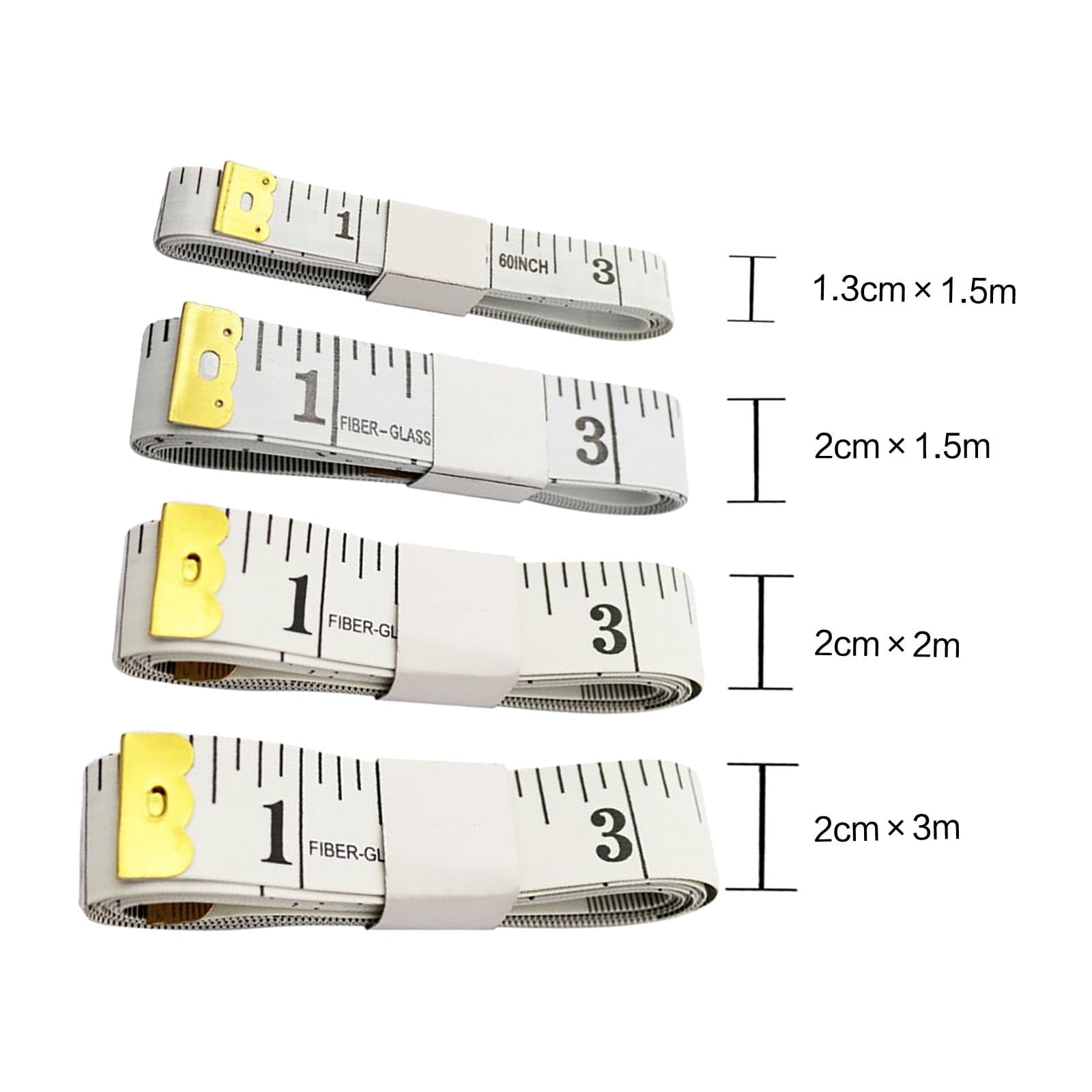 Clearance Measuring ruler under $5,Soft Tape Measure Double Scale Body Sewing Flexible Ruler For Weight Loss Ruler - Image 3