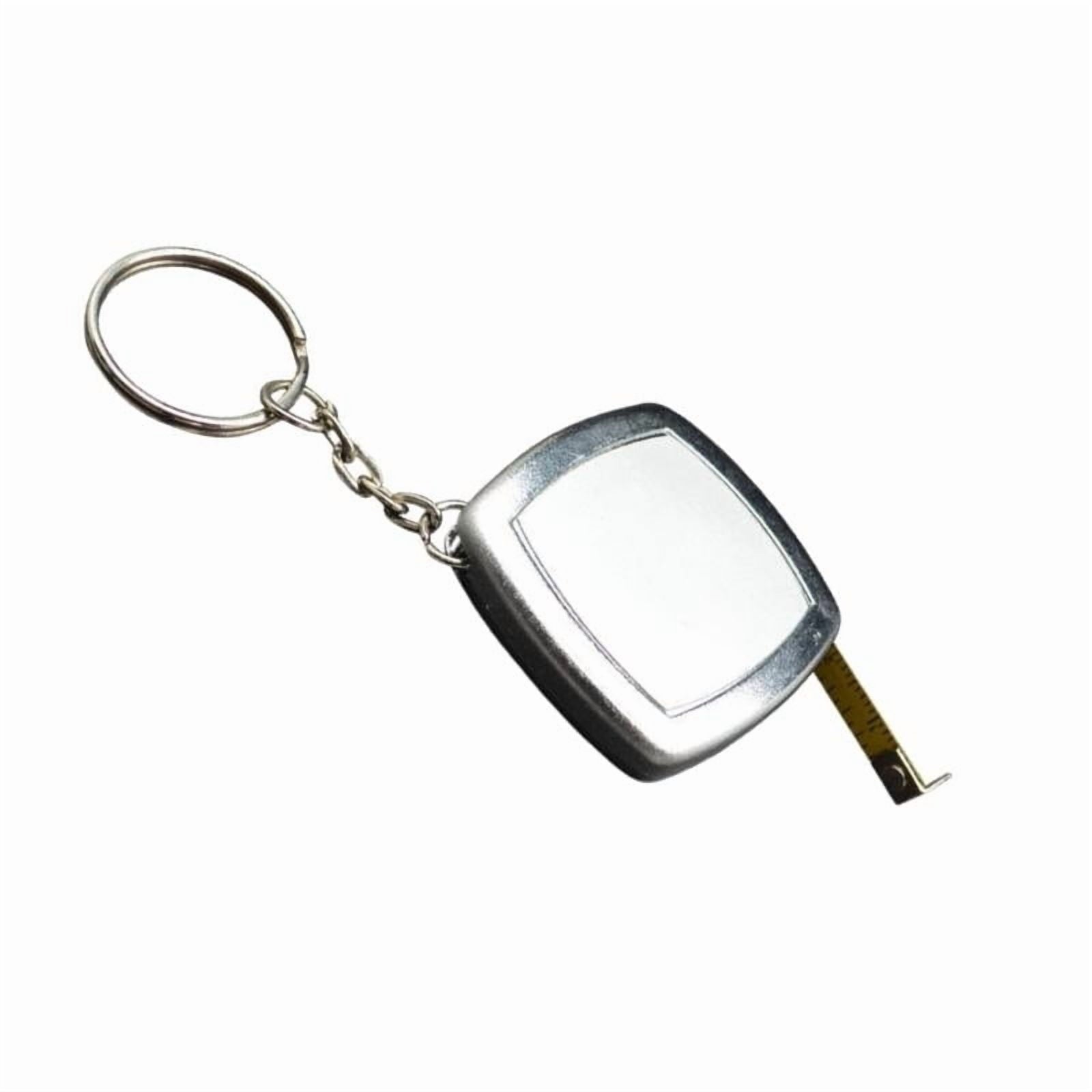 Keychain Tape Measure 2 Meters Small Steel Tape Measure Pocket Size Retractable Measuring Tape for Indoor Outdoor Use - Image 6