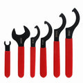 6pcs over Spanner Wrench Set for Suspension System Heavy Duty Adjustable Shock Wrench