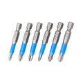 6pcs Magnetic Anti-Slip Screwdriver Bit Set, Phillips Screwdriver Bits Hand Tools, 1/4'' Hex Shank Cross for Power Screwdriver Drill Impact