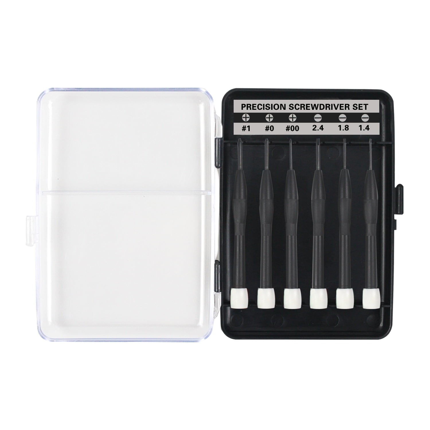 6pcs Mini Flathead and Phillips Micro Precision Head Small Screwdriver Set CRV Eyeglasses Watches Electronics Compute...