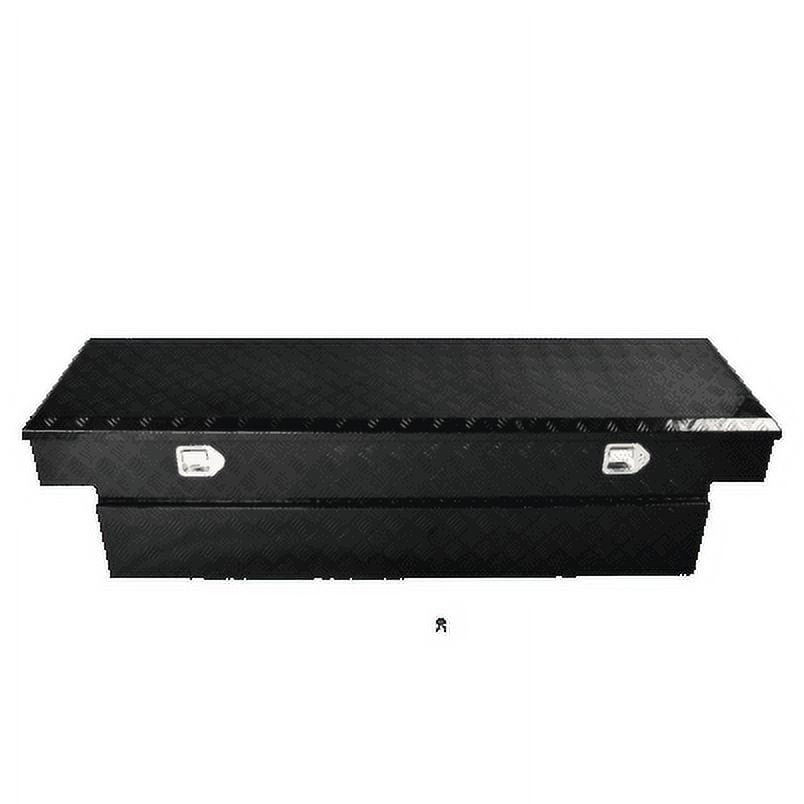 70x20x17 Inch Heavy Duty Aluminum Truck Bed Tool Box Low Profile Trailer Tongue Box for Pickup