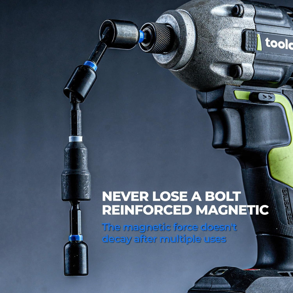 34-Piece Impact Magnetic Nut Driver Screwdriver Set with Accessories - Image 5