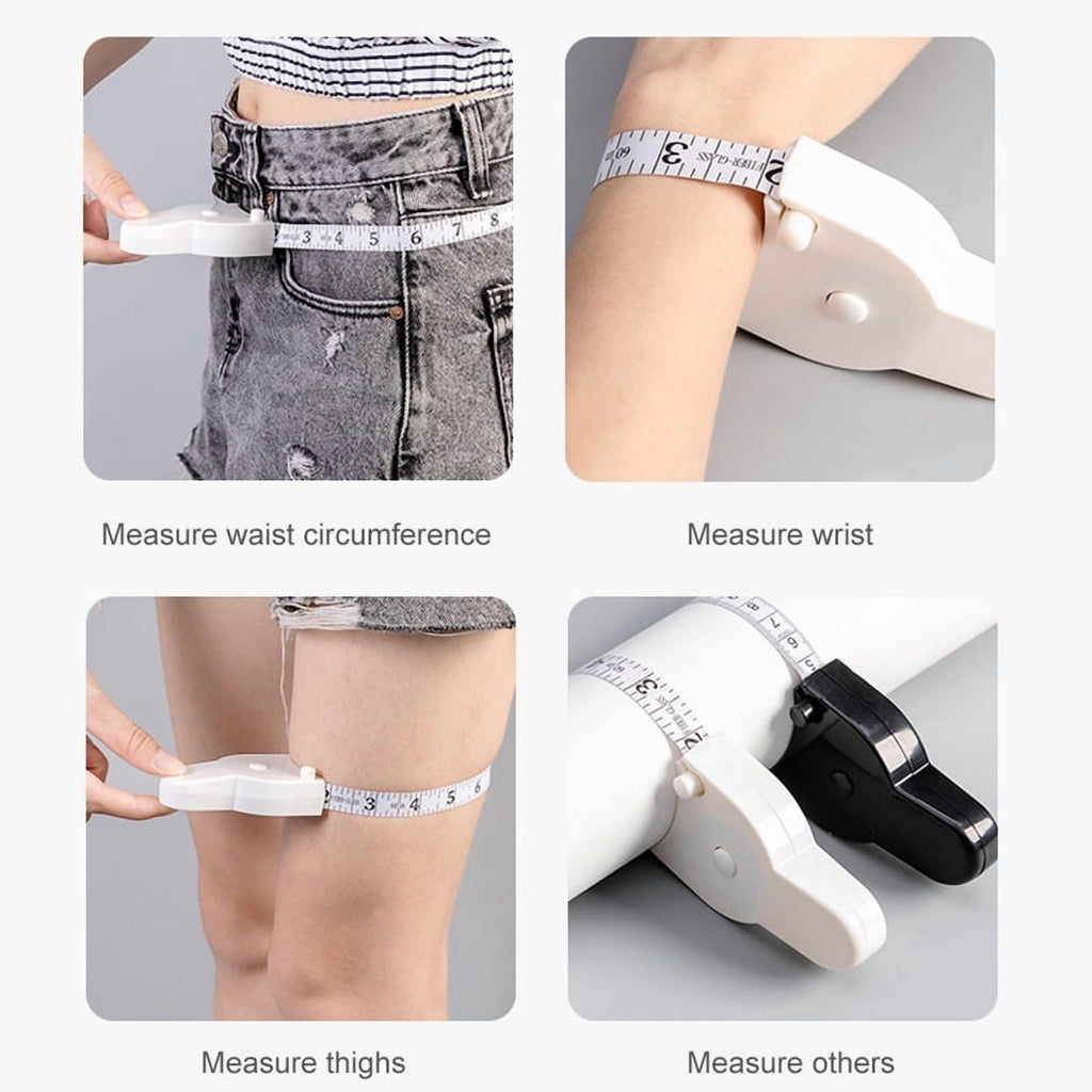 2pcs Tape Measure Body Measuring Tape Sewing Ruler Tools Centimeter Tapes For Body Meter Measure White Tools - Image 4